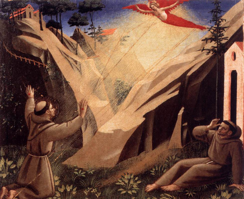 receiving the stigmata